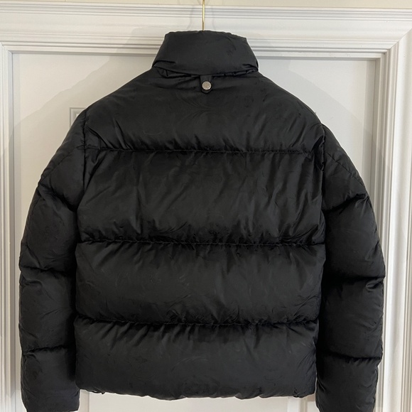 $3275 AUTHENTIC VERSACE sz 50 L, Black Barocco Light Puffer Down Jacket - Picture 15 of 16